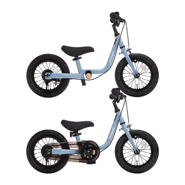 上：トレーニングモード、下：自転車モード