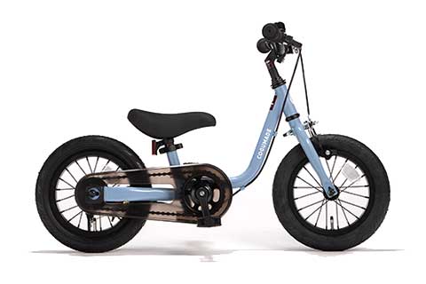 アッシュブルー 自転車モード