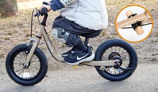 フットステップで走行の感覚をつかむ