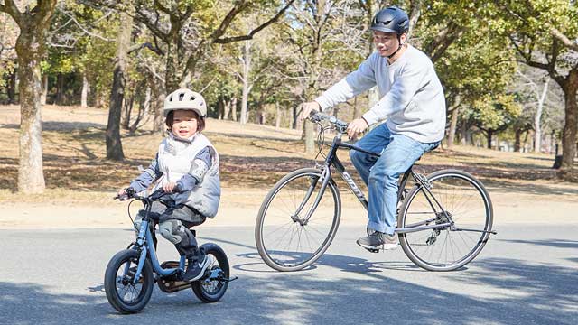 親子サイクリング