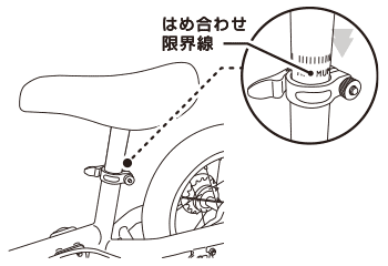 サドルの取り付け2