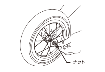 前輪の取付方法2