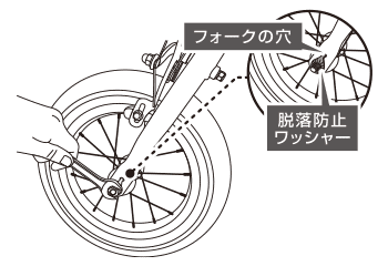 前輪の取付方法5